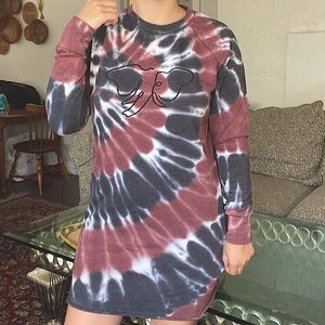 Ivory Ella tie dye dress